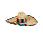 Virtual prop of a multi-colored sombrero hat for a Photo Booth